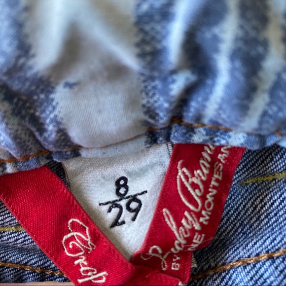 Lucky Brand Berkeley Crop Embroidered Pocket Jeans - Picture 12 of 14